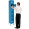 Global Industrial Six Tier Locker, 12x18x12, 6 Door, Unassembled, Blue 269690BL - alternate 4